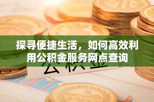 阳信探寻便捷生活，如何高效利用公积金服务网点查询